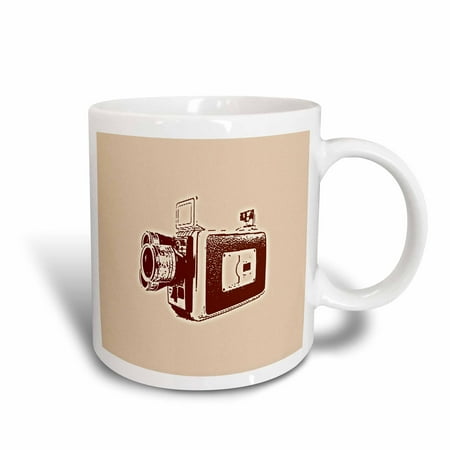 3dRose Picture of a Vintage super 8 video camera, Ceramic Mug, 11-ounce