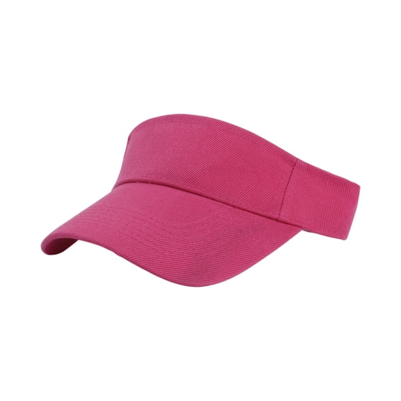 Adjustable Sport Sun Visor Hat for Men and Women, Breathable Open Top Running Cap for Tennis, Golf, and Outdoor Activities Hot Pink