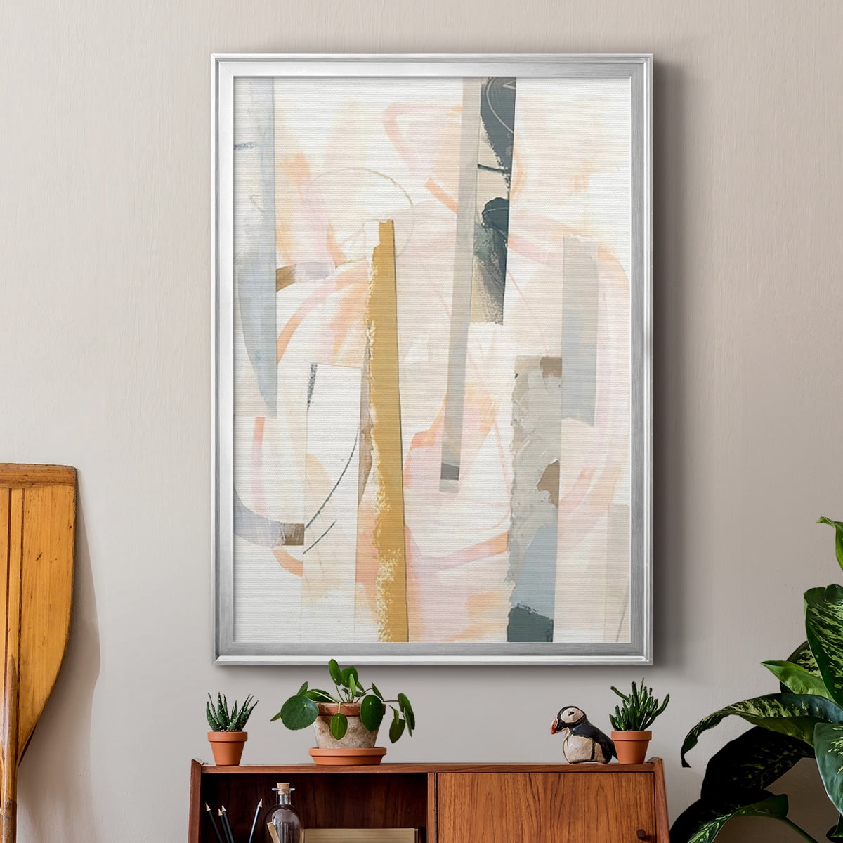 Melon Litmus I Premium Framed Print, in Gold, Black, or Silver - Ready to Hang