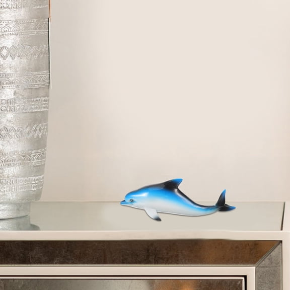 OULII Desktop Dolphin Statue Plastic Dolphin Figurine Multi 1Set