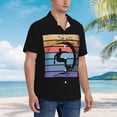 thumbnail image 4 of Flag of Venezuela Mens Hawaiian Shirt Short Sleeve Casual Button Up Tropical Summer Beach Shirt, 4 of 9