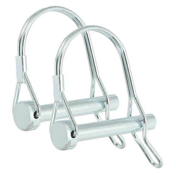 Uxcell Shaft Locking Pin W Ear Safety Coupler Pin Pto Pin Round Arch Wire Retainer 1/4x2-3/4x1.57"(D*L*IW) 2