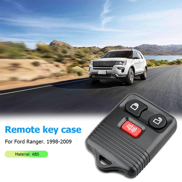 Carcasa de repuesto para llave de coche de 3 botones para Ford Ranger F150 F250 F350 Ndcxsfigh Accesorios para autos y motos