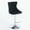 Black-Silver, variant on Dasun Swivel Velvet Barstools Adjusatble Seat Height from 25-33 Inch, Modern Upholstered Chrome base Bar Stools with Backs Comfortable Tufted for Home Pub and Kitchen Island（Black,Set of 2）