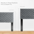thumbnail image 6 of Modway Alyson Angular Velvet King/California King Headboard in Charcoal, 6 of 10