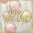 thumbnail image 3 of Allen, Kimberly 20x20 Black Modern Framed Museum Art Print Titled - Happy Holidays Ornaments, 3 of 5