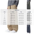 thumbnail image 4 of IhhxPro Big and Tall Men's Outdoor Cargo Pants with Elastic Waist Multi-Pockets Work Drawstring Trousers Lightweight Cotton Hiking Jogger Straight Leg Casual M-5XL, 4 of 7
