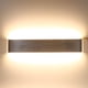thumbnail image 1 of Lámpara de Pared LED de Aluminio Minimalista Moderna 18W ANGGREK Plata Blanco Cálido, 1 of 3