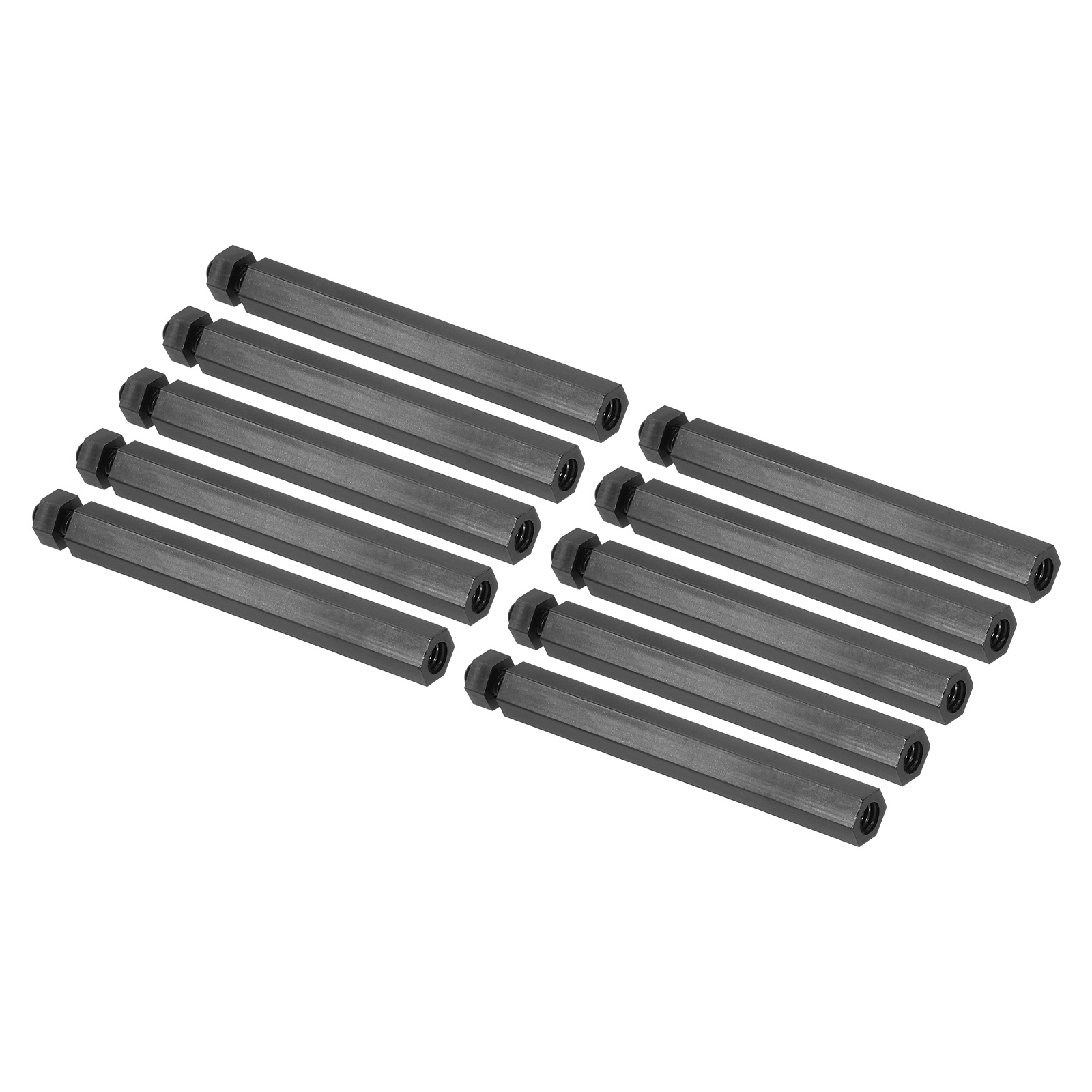 Uxcell M3 Nylon Hex Standoff Screws Nuts, 1Set/50Pack PCB Male Female