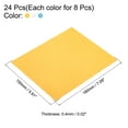 thumbnail image 2 of Unique Bargains Microfiber Cleaning Cloth 7' x 6' Soft Suede for Camera Lens in Individual Vinyl Pouch, Yellow Blue White 24 Pack, 2 of 6
