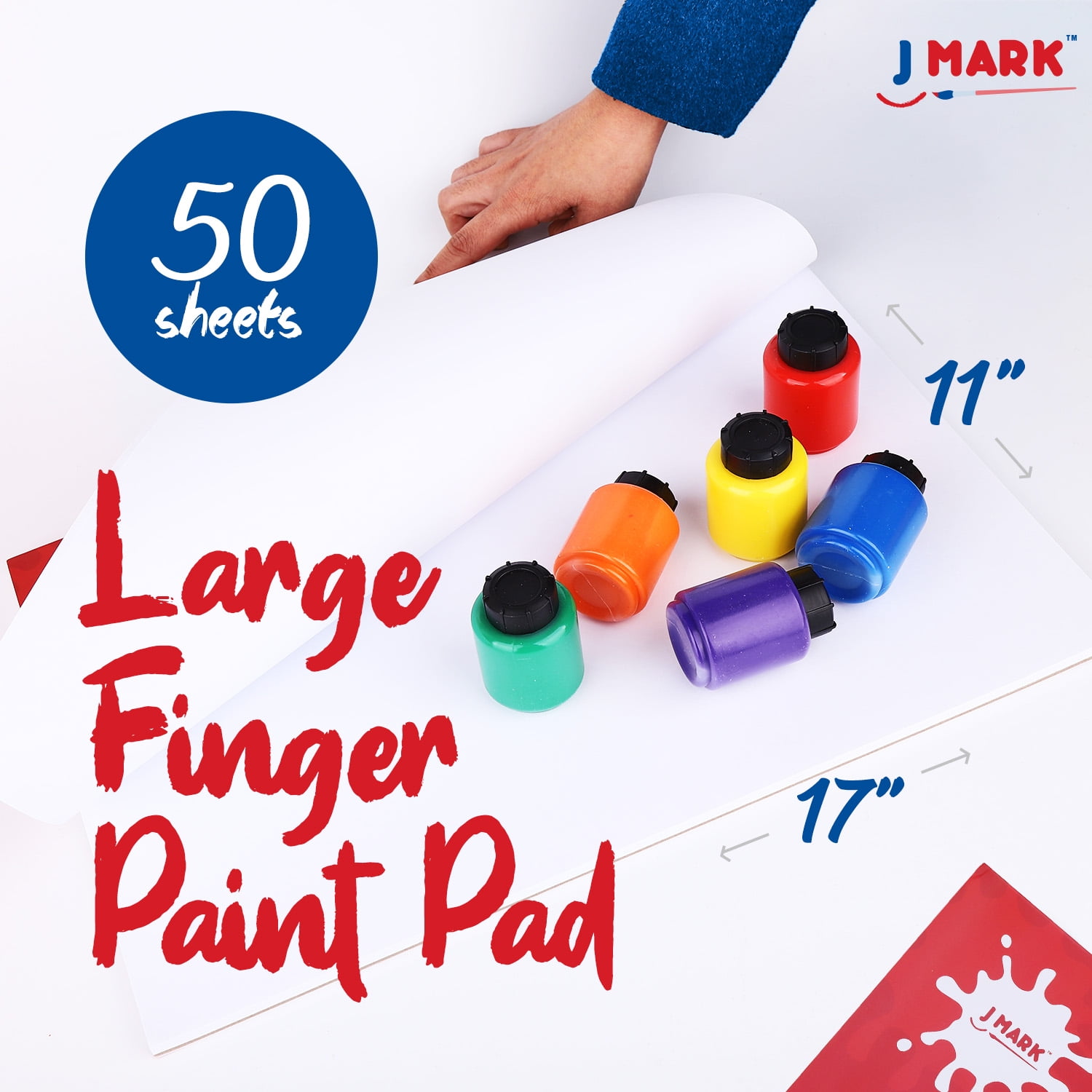 J Mark Finger Painting Pad Art Sets (20 Piece)