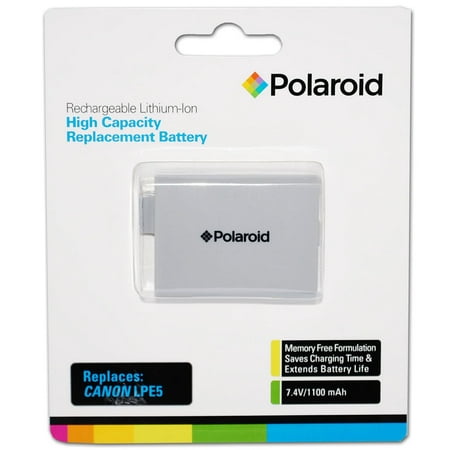 Polaroid Rechargeable Battery Canon LPE5 Replacement