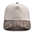 thumbnail image 2 of Lumistal Baseball Caps Trucker Hat Retro Leopard Print Contrast Brim Baseball Cap Adjustable Hat For Women Men Sun Hat For Summer Outdoor Sports Sun Hats for Women Khaki One Size, 2 of 7
