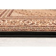 thumbnail image 6 of HomeRoots 395339 3 x 12 ft. Black & Beige Medallion Runner Rug, 6 of 9