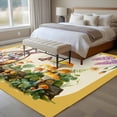 thumbnail image 4 of 5x7 Area Rugs for Living Room, Happy Easter Non Slip Area Rugs for Kitchen Bedroom Entryway, Rabbit Eggs Spring Mushrooms Flowers Yellow Washable Carpet Runner Rug Floor Mats for Bedroom Home Decor, 4 of 8