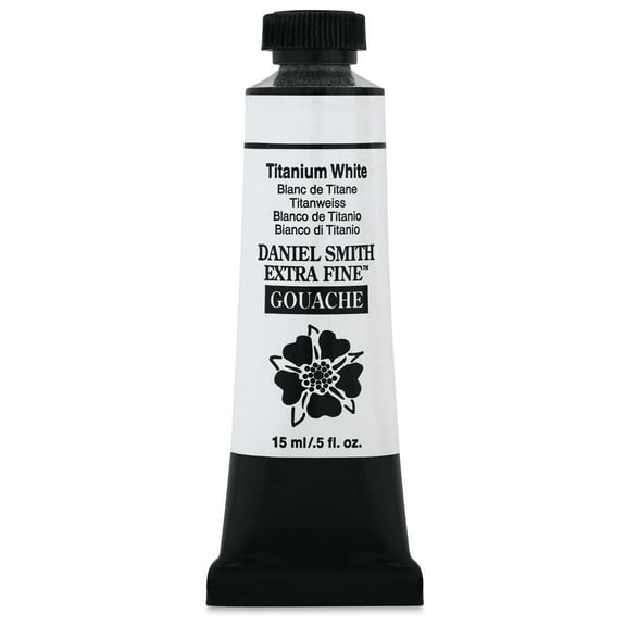Daniel Smith Extra Fine Gouache - Titanium White, 15 ml Tube