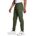thumbnail image 2 of Champion Powerblend Retro Fleece Jogger Pants (P1022) Cargo Olive, M, 2 of 5
