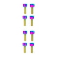 thumbnail image 4 of relayinert 4 Pièces Frein à Disque Fixation Blot Vis Fixes Vis de Bras de Manivelle Professionnel Coloré M6x20 2Set, 4 of 6