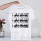 thumbnail image 1 of Camiseta I Am Music para hombre camiseta de verano de manga corta con estampado de masticación divertida camiseta Harajuku camisetas para hombre ropa de calle, 1 of 5
