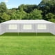 thumbnail image 4 of Toldo 3 m x 9 m Armable Impermeable con Paredes y Ventanas Color Blanco Stanew 39ZP, 4 of 5