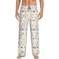 thumbnail image 2 of Kdxio Summer Rabbit Print Men's Sleep Pajama Pant Lounge Pants with Pockets, 2 of 8