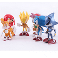 thumbnail image 6 of 6Pcs Sonic Toys Cartoon Figure Toys for Boys 6-8, Multi color Animated Film Shape Garage Kits, 6 of 7