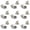 Silver (10PC), variant on WEIOUKC Roll-Up Door Cylinder Lock,Heavy-Duty Cam Lock Cylinder with Keys, Brass Pin Tumbler Locker Lock for Metal Cabinets, Toolboxes & Mailboxes, Easy Install