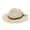 Beige, variant on Womens Mens Wide Brim Straw Panama Hat Fedora Summer Beach Sun Hats UPF Straw Hat for Women Beige One Size