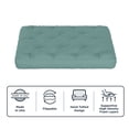 thumbnail image 3 of Loosh Home  12" Canvas Futon Mattress Aqua Twin, 3 of 5