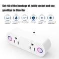 thumbnail image 4 of braveheart Smart Socket 2-in-1 WiFi Outlet Socket Mobile Phone Remote Control Timing Function, 4 of 6