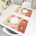 thumbnail image 6 of Outdoor Backpack Pattern Reversible Placemat Set of 4 Non Slip Coffee Mats 18x12 Inch for Dining, Kitchen, Coffee, 6 of 9