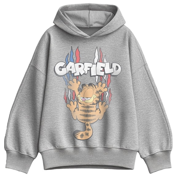 Garfield - Garfield Americana Oversized Fleece Hoodie Sweatshirt