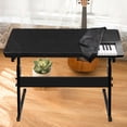 thumbnail image 1 of Funda protectora para teclado de piano, suave, ligera, portátil, fácil de usar, con cierre elástico y cordón, a prueba de polvo, cobertura completa. 61 teclas, 1 of 8