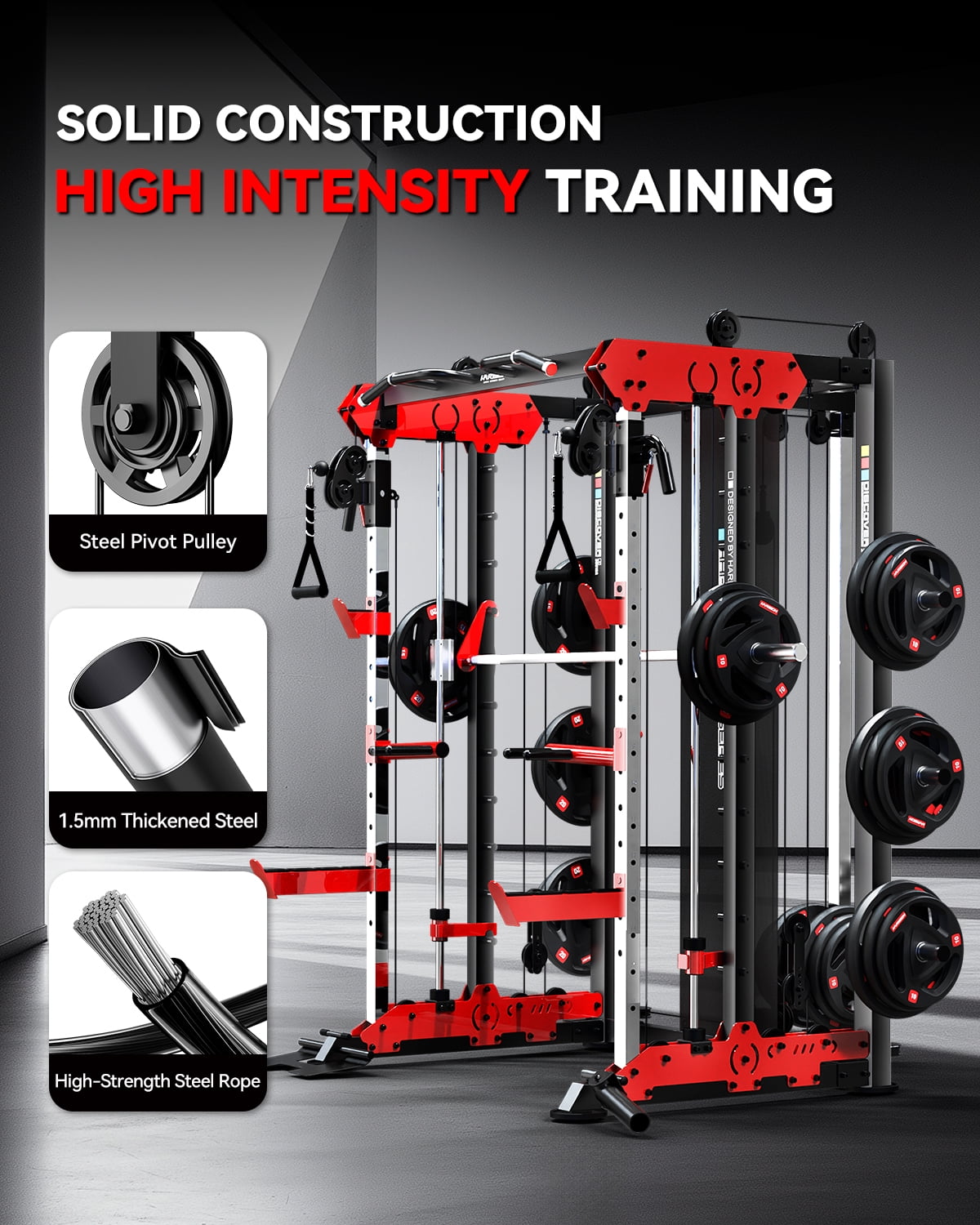 HARISON Smith Machine, Multifunctional Home Gym HR-30816