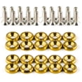 thumbnail image 1 of GFDYREE 20Pcs Bumper Fender Washers Engine Bay Dress Up Bolts Fasteners M6 JDM Fender Washer Kit-Gold, 1 of 3