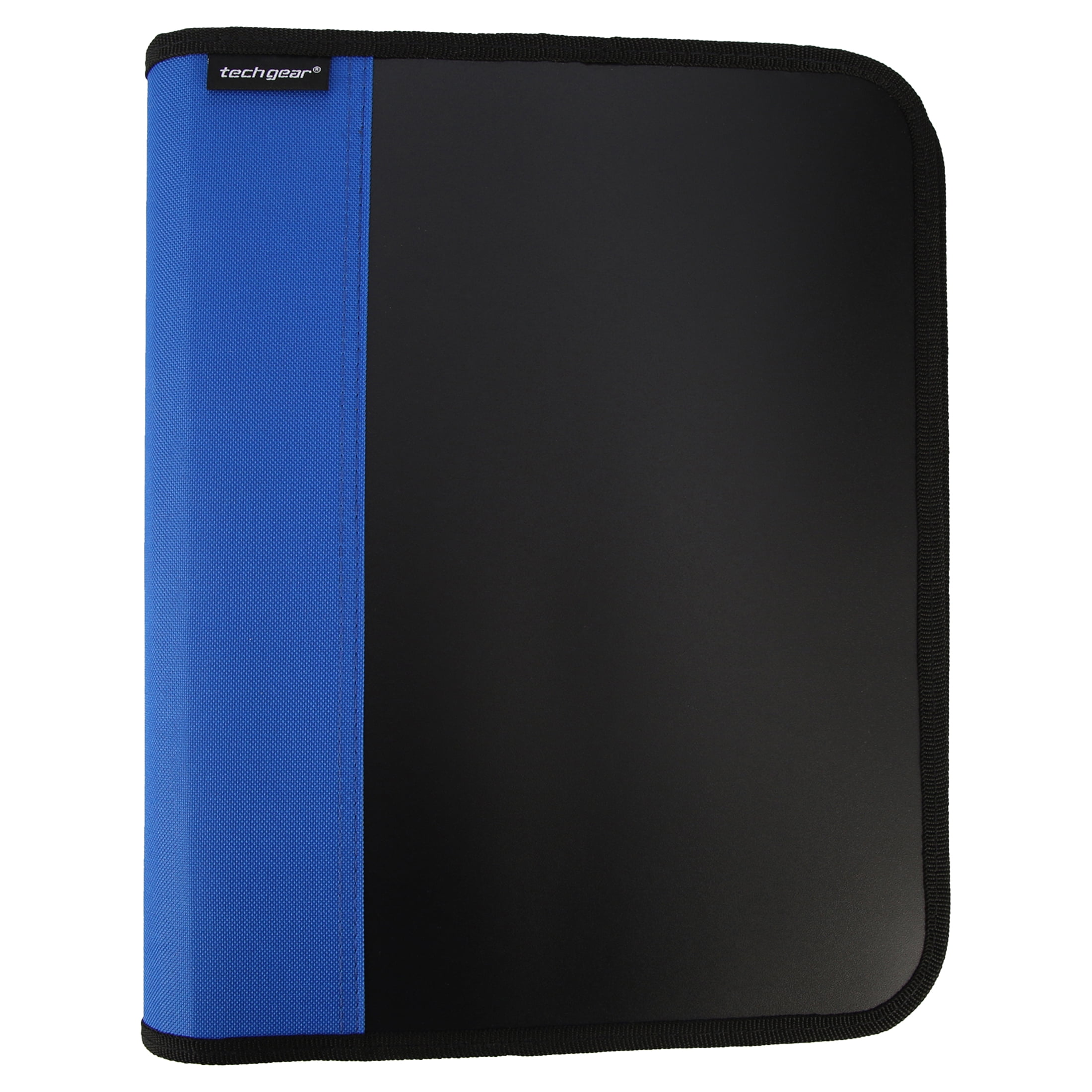 Tech Gear Flexo Zipper Binder, 1.5" Ring, Flexible Poly Cover, Double Inside Pocket Bleached Teal