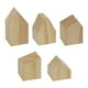 thumbnail image 1 of Cubos de pintura en blanco, pequeños recortes de madera en blanco, forma de flecha pequeña de granja, madera 5 piezas, 1 of 9