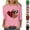 NQR1-Valentine's Day-Black, variant on VKOYWKM Women's Valentine T Shirts Heart Graphic Tees Romantic 3/4 Sleeve Spring Tshirts Crew Neck Loose Fit Holiday Tops Girlfriend Valentine's Day Shirt Gift