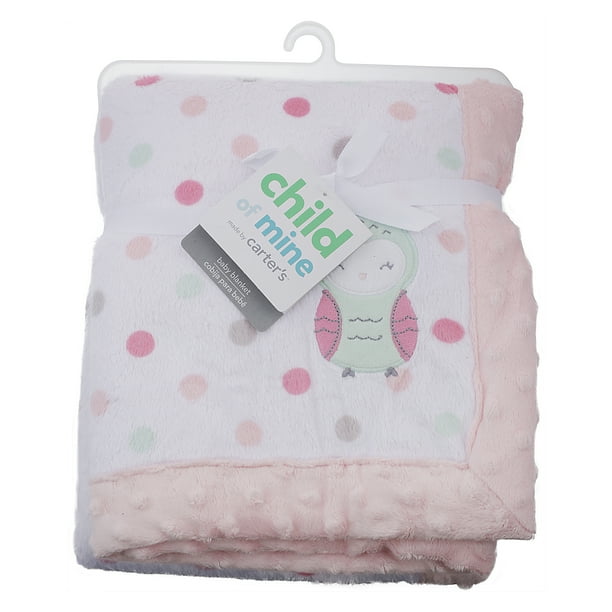 Child of Mine Baby Blanket, Girl Owl