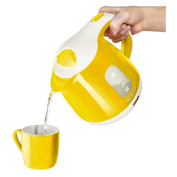 Sencor SWK1016YL Small Electric Kettle, 1L, Yellow