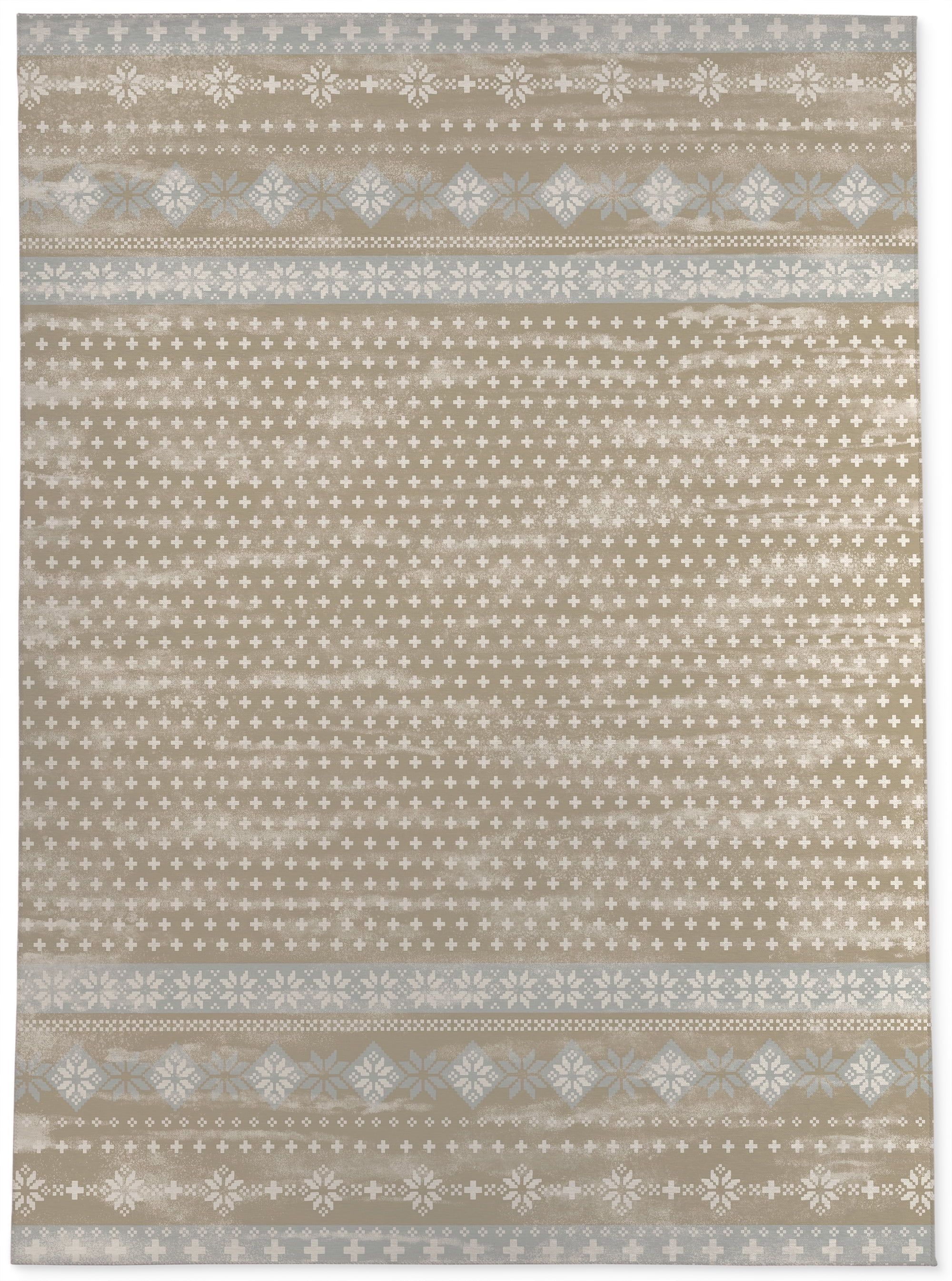 FAIR ISLE SWEATER NATURAL Area Rug By Kavka Designs - Walmart.com