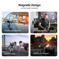thumbnail image 3 of JIAHAOO Aluminum Camera Mount Magnetic Suction Base 360° Adjustable Dual Ball Heads for Insta360 GoPro DJI, 3 of 10