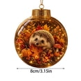 thumbnail image 3 of TTJ Woodland Animal Ornament Ball with Light for Fall Decor, 3 of 7