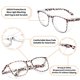 thumbnail image 3 of Alsenor Gafas de seguridad Gafas antivaho Gafas protectoras Bloqueo de luz azul Gafas de protección UV antipolvo para hombres y mujeres (paquete de 2 (nuevo leopardo+negro)), 3 of 6