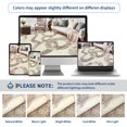 thumbnail image 3 of Hasoo 8' x 10' Modern Washable Indoor Rug for Dining Room Soft Abstract Geometric Line Area Rug Non Slip Stain Resistant Brown Carpet, 3 of 6