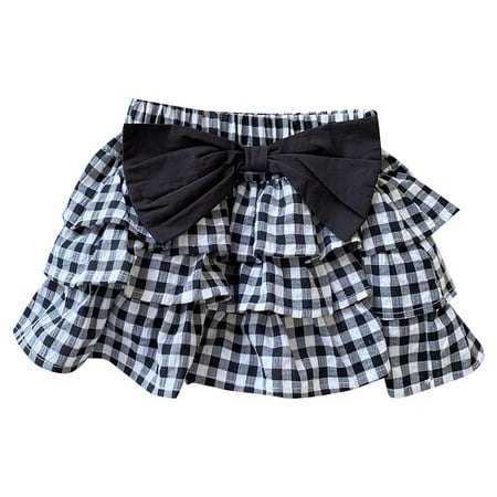 

HTGFGMGW Summer Dresses for Girls Bubble Sleeve Skirt Summer Dress Chiffon Small Daisy Print Floral Princess Skirt for 9 Months to 10 Years Toddler Girl Dress Baby Flower Girl Dress Black