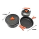 thumbnail image 5 of 3Pcs Camping Cookware Set 2-3 Persons Cooker Set for Hiking Fishing Kitchen SZRH A-W, 5 of 5