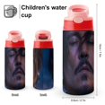 thumbnail image 2 of Johnny Depp Stainless Steel Water Bottle with Straw Children's Vacuum Insulated Mug Leak-Proof Water Cup, 2 of 8