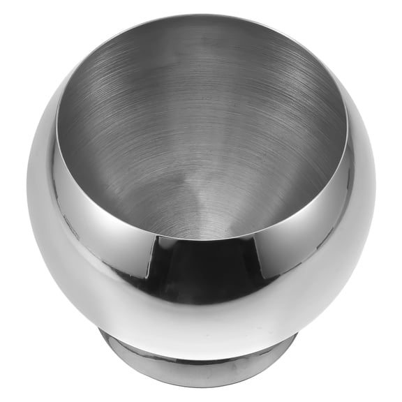 Stainless Steel Ice Storage Bucket for Home Use Silver Color 1 Piece 19.5x12.3 Inches