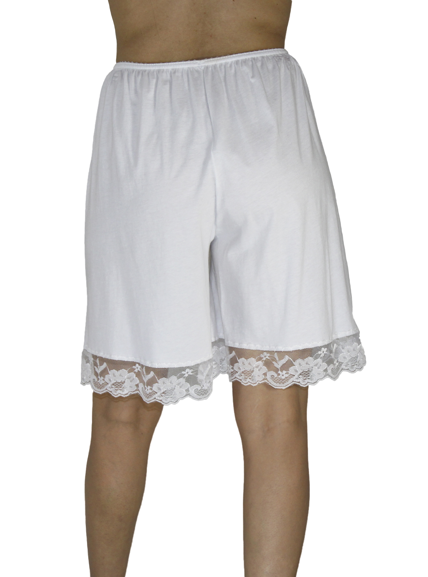 Underworks Pettipants Cotton Knit Culotte Slip Bloomers Split Skirt 9 ...